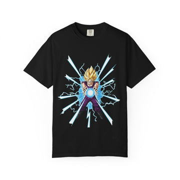 Vibrant Superhero T-Shirt - Unisex Garment-Dyed Tee, Cartoon Graphic Tee, Gift for Fans, Anime T-Shirt, Casual Wear, Birthday Gift