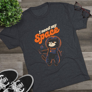 Unisex Space Cat Tee, Cute Cat T-Shirt, Funny Astronaut Shirt, Gift for Cat Lovers, Space-Themed Apparel, Unique Graphic Tee