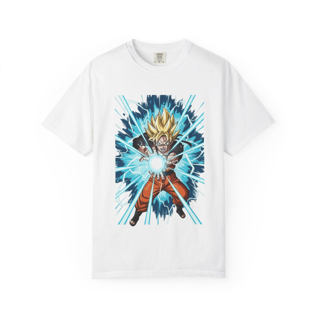 Anime Power Unisex T-Shirt, Goku Graphic Tee, Dragon Ball Z Shirt, Gifts for Fans, Casual Wear, Festival Attire