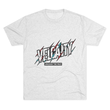 Vitality Unisex Tri-Blend Crew Tee, Stylish Graphic T-Shirt, Casual Fashion, Fitness Gift, Everyday Wear, Unleash the Pace