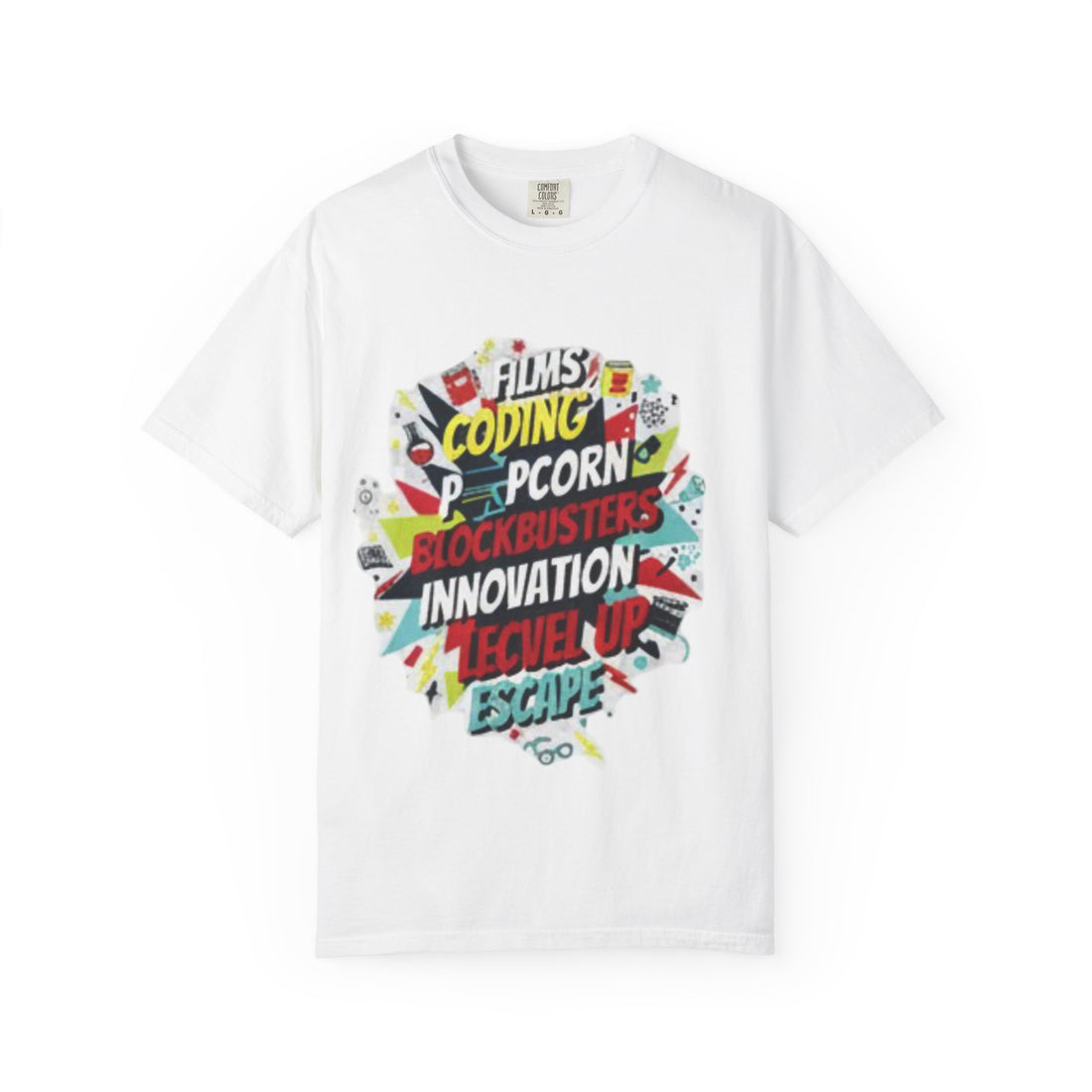 Gaming-Inspired Unisex T-Shirt - Perfect for Movie Nights, Tech Lovers, and Birthdays, Gift for Gamers, Geek Fashion, Retro Pop Culture Tee
