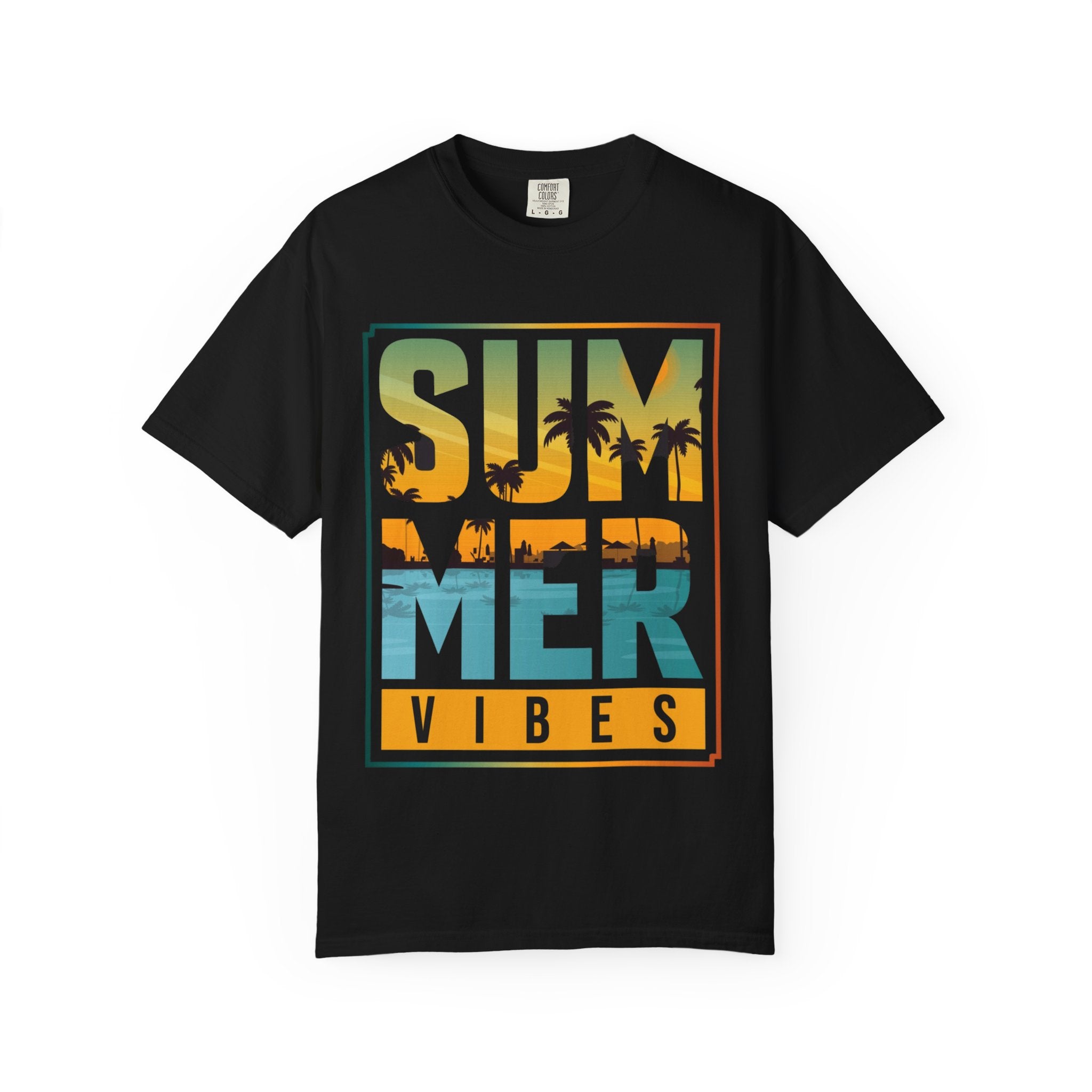 Summer Vibes Unisex Garment-Dyed T-shirt