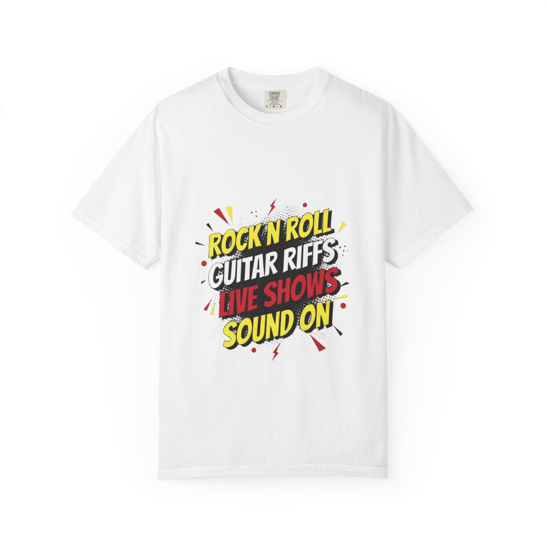 Rock N Roll Graphic T-Shirt, Music Lover Gift, Vintage Concert Tee, Unisex Casual Wear, Gift for Musicians, Rock Band Merch