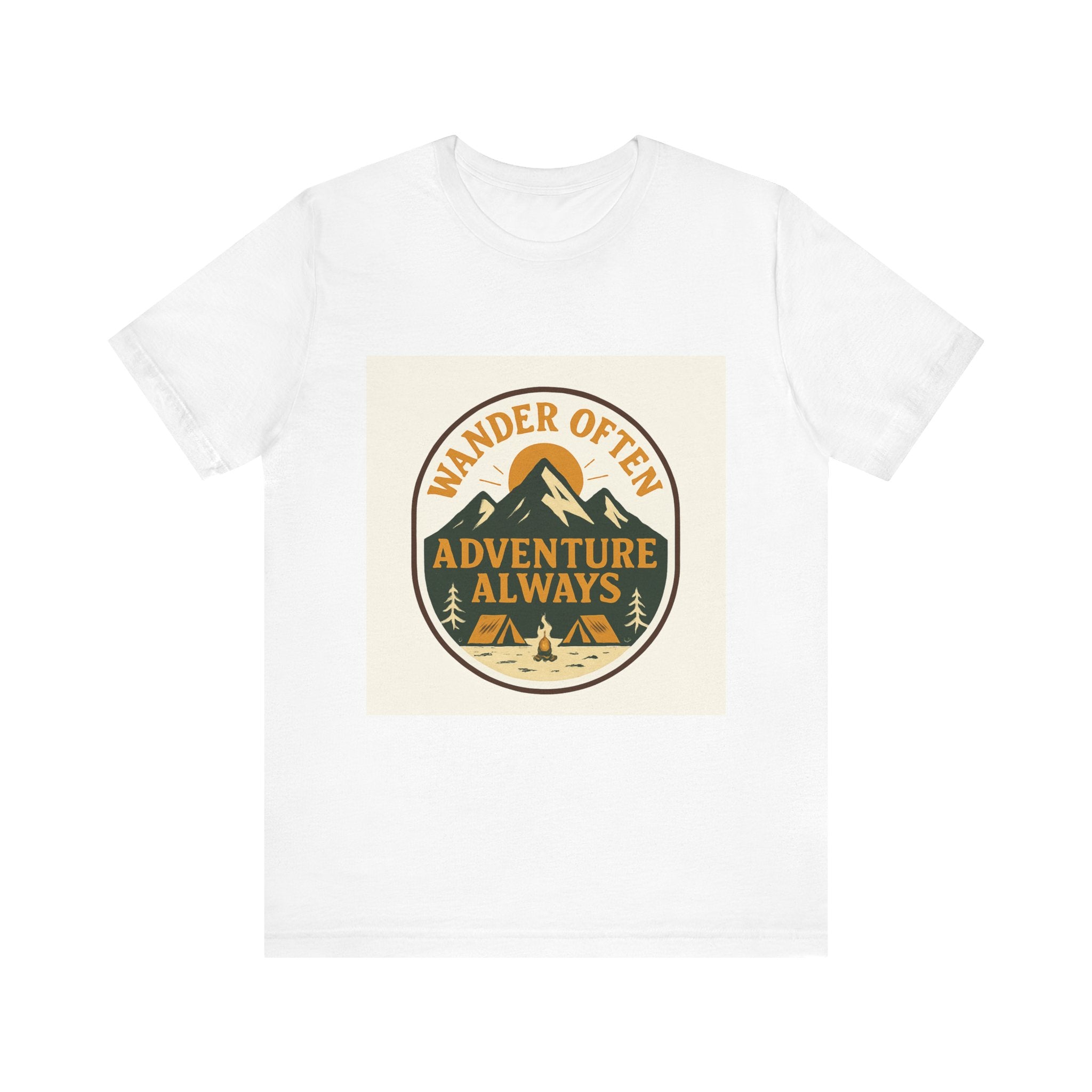 Adventure Always Tee — "Wander Often" Camping Graphic T‑Shirt