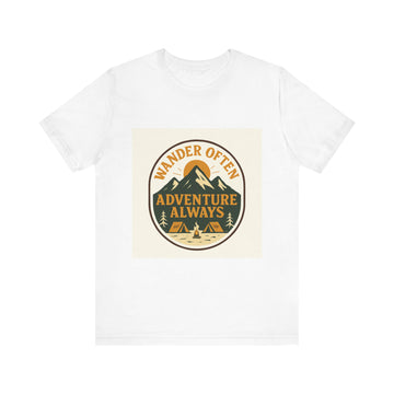 Adventure Always Tee — "Wander Often" Camping Graphic T‑Shirt
