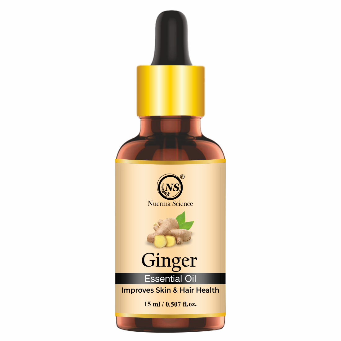 Pure Ginger Oil For Skin, Body & Hair Care - 15ml