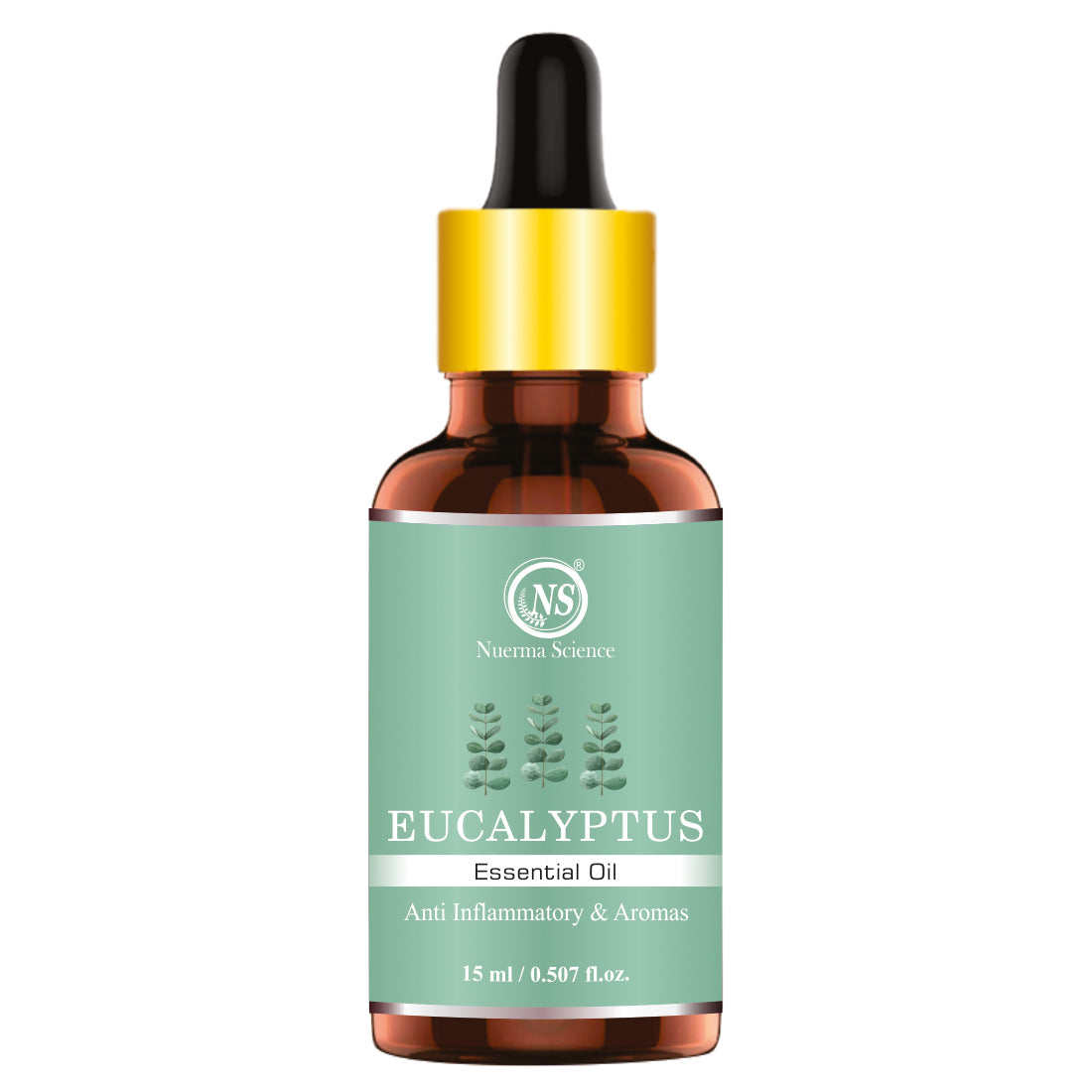 Eucalyptus Essential Oil For Cold, Fresh Breathing & Joints Pain - 15ml