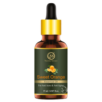 Sweet Orange Essential Oil for Anti-Acne & Anti-Aging - 15ml
