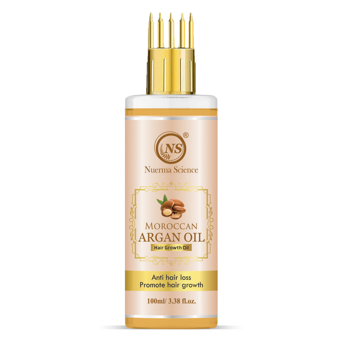 Moroccan Argan Oil — Cold Pressed for Hair Growth, Frizz Control & Glowing Skin (100ml)