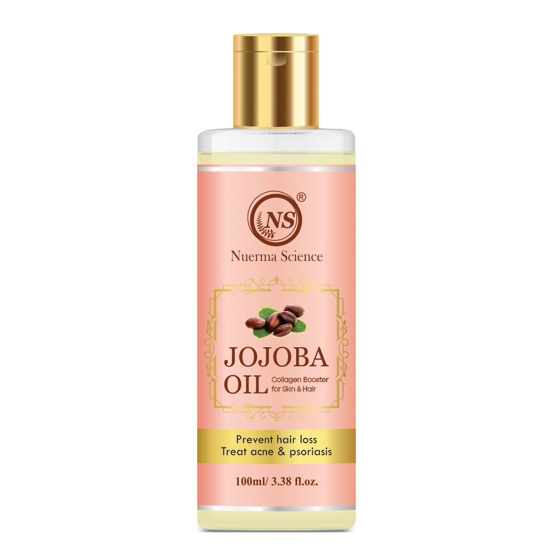 Jojoba Oil - Pure Cold Pressed for Hair & Skin (100ml)