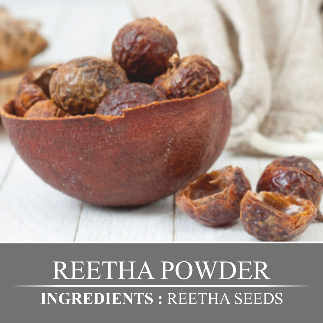 Reetha powder For Skin & Hair - 100gm
