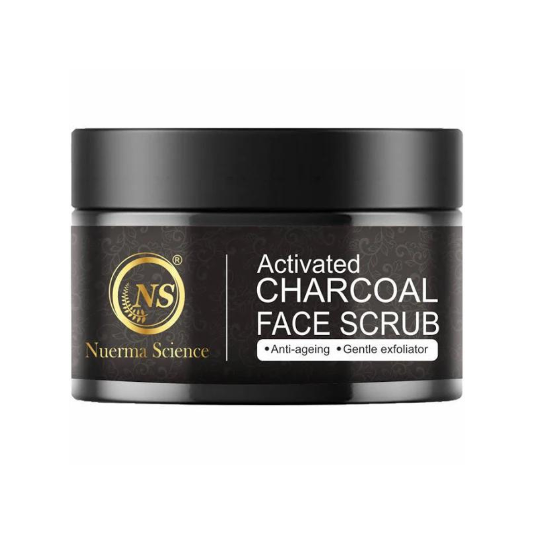 Charcoal Face Scrub | Remove Dead Skin Cells & Cleanse Deeply - 100gm