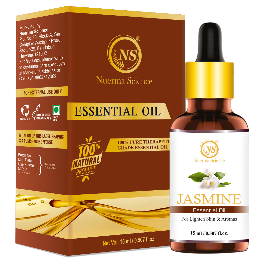 Jasmine Essential Oil - 15ml