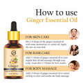 Pure Ginger Oil For Skin, Body & Hair Care - 15ml
