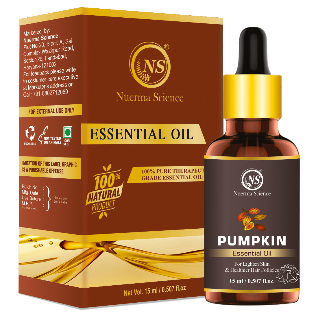 Pumpkin Essential Oil - 15ml