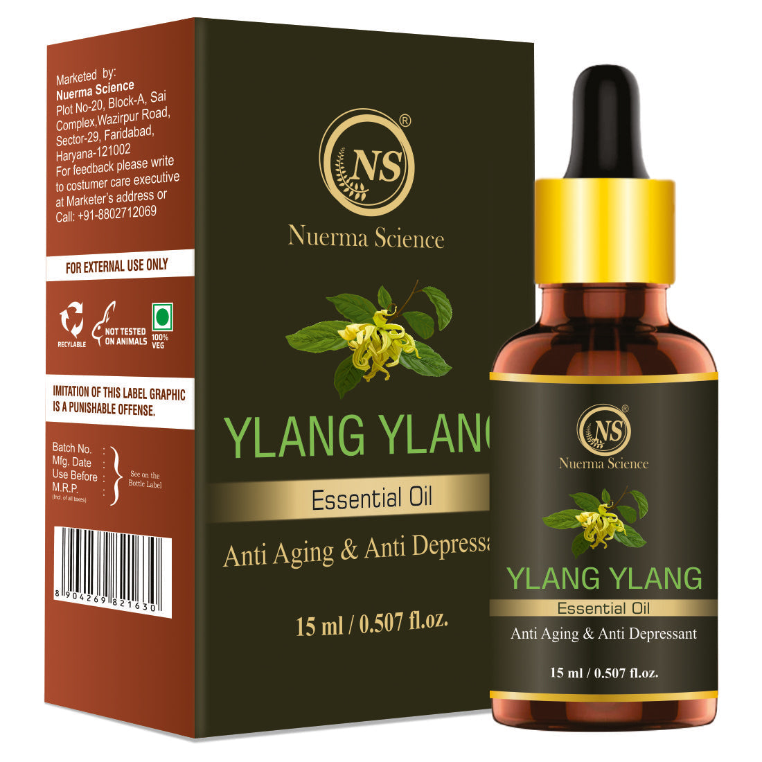 Ylang Ylang Essential Oil - 15ml