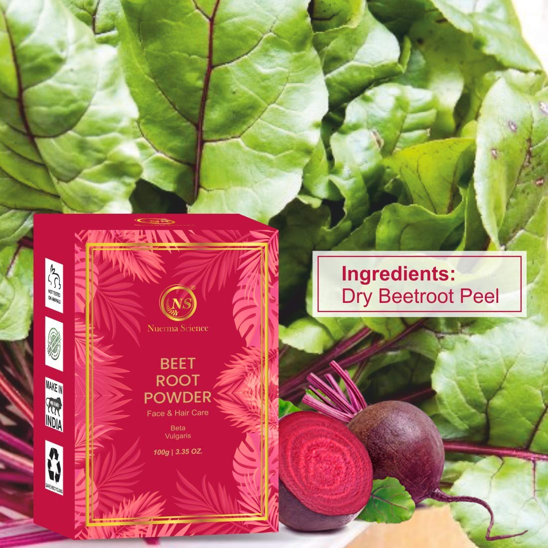 Beetroot Powder 100% Organic - 100gm