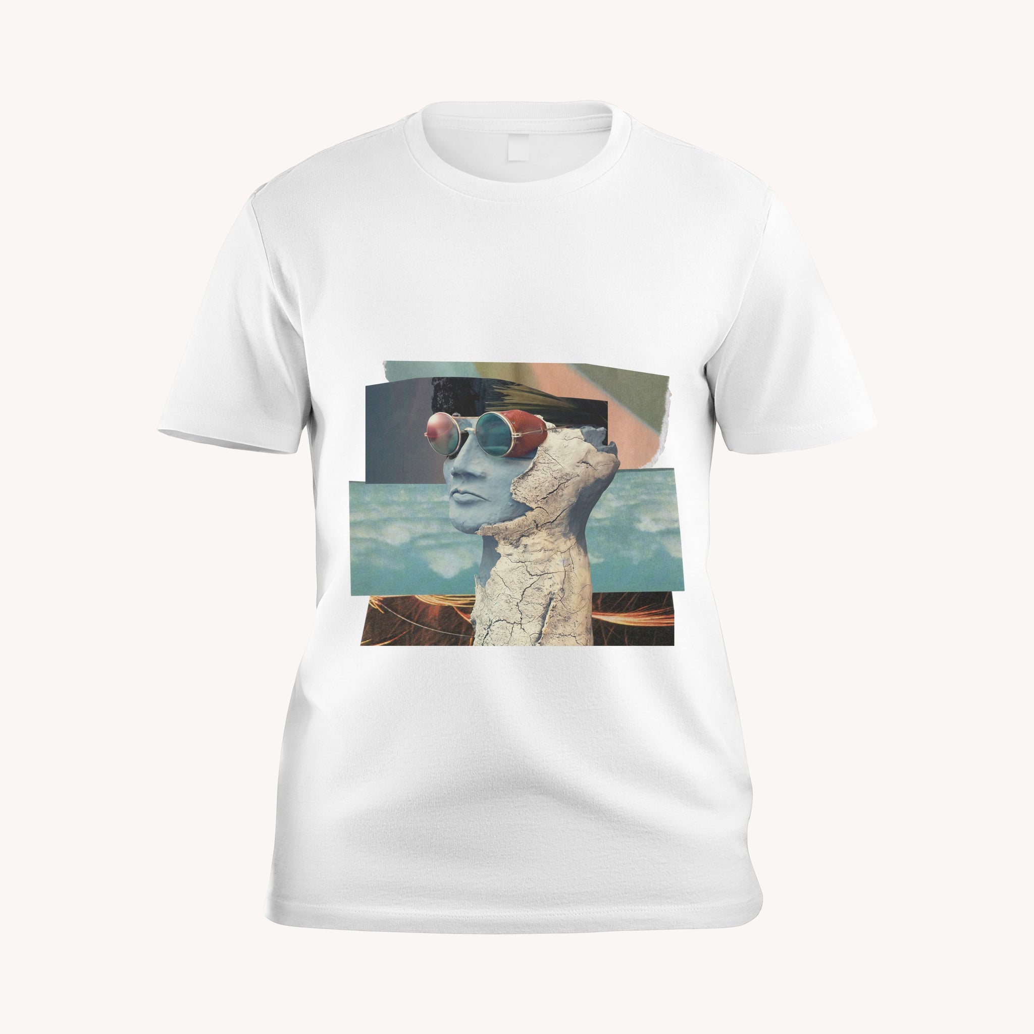NeoMuse Unisex Graphic T-Shirt – Abstract Collage Art