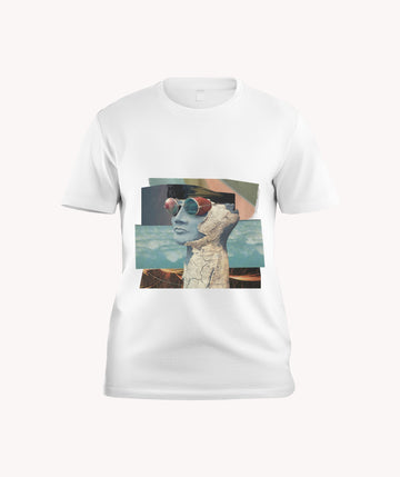 NeoMuse Unisex Graphic T-Shirt – Abstract Collage Art