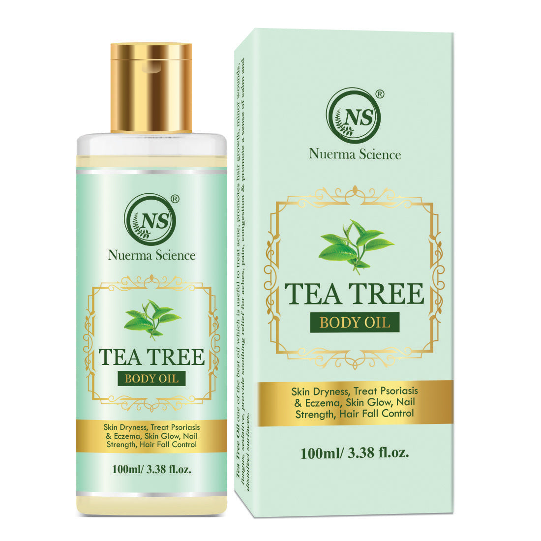 Tea Tree Body Oil for Skin Cleansing & Moisturization - 100ml