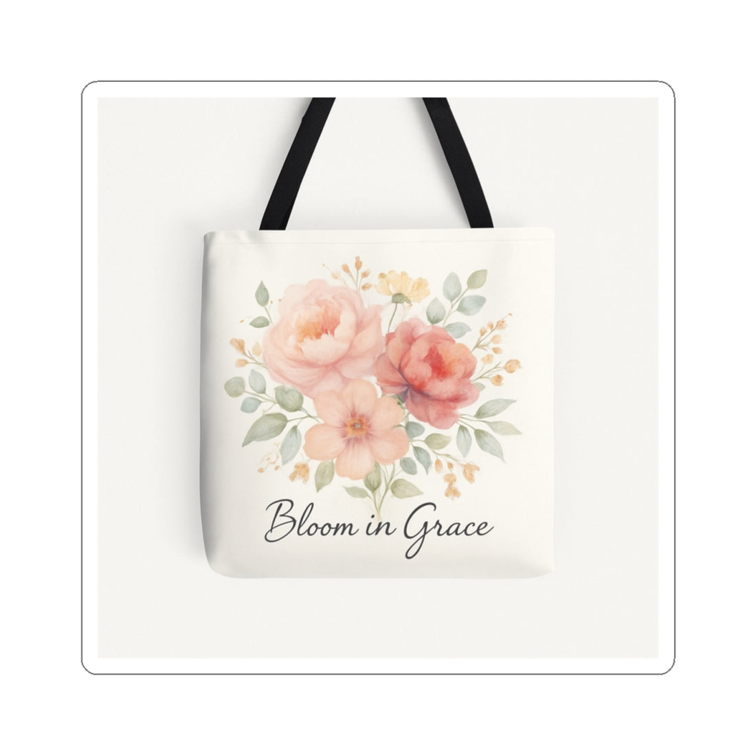 Bloom in Grace Floral Kiss-Cut Sticker