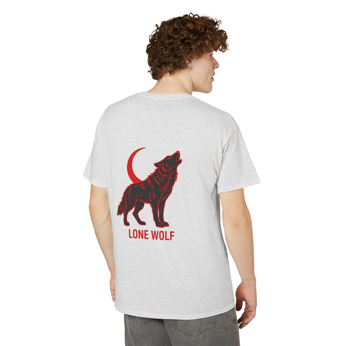 Night Stalker Lone Wolf Unisex T-Shirt - Bold Graphic Tee for Adventurers
