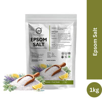 Epsom Salt - Pure Magnesium Sulfate for Bath, Spa & Foot Soak (1 Kg)