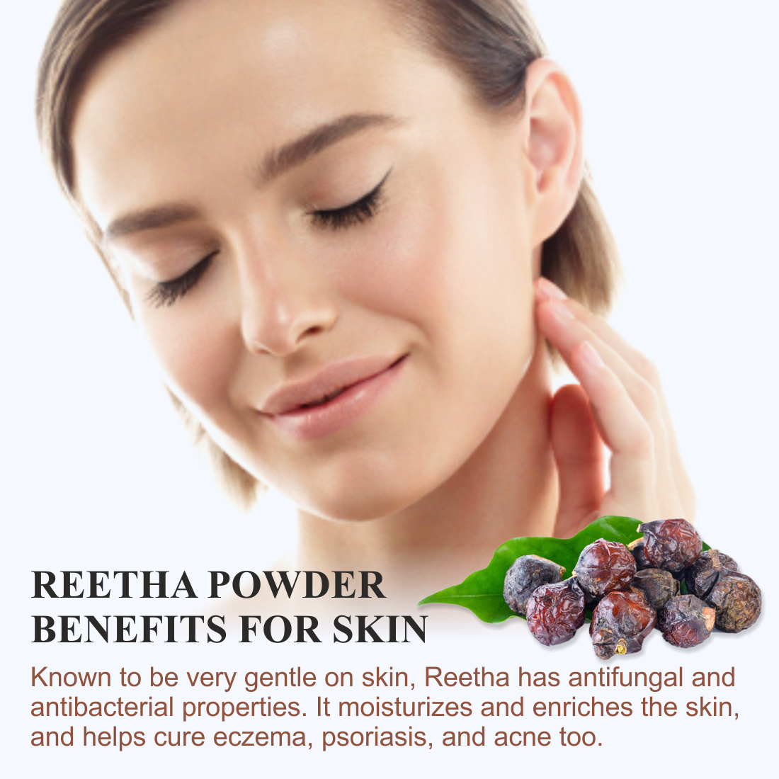 Reetha powder For Skin & Hair - 100gm