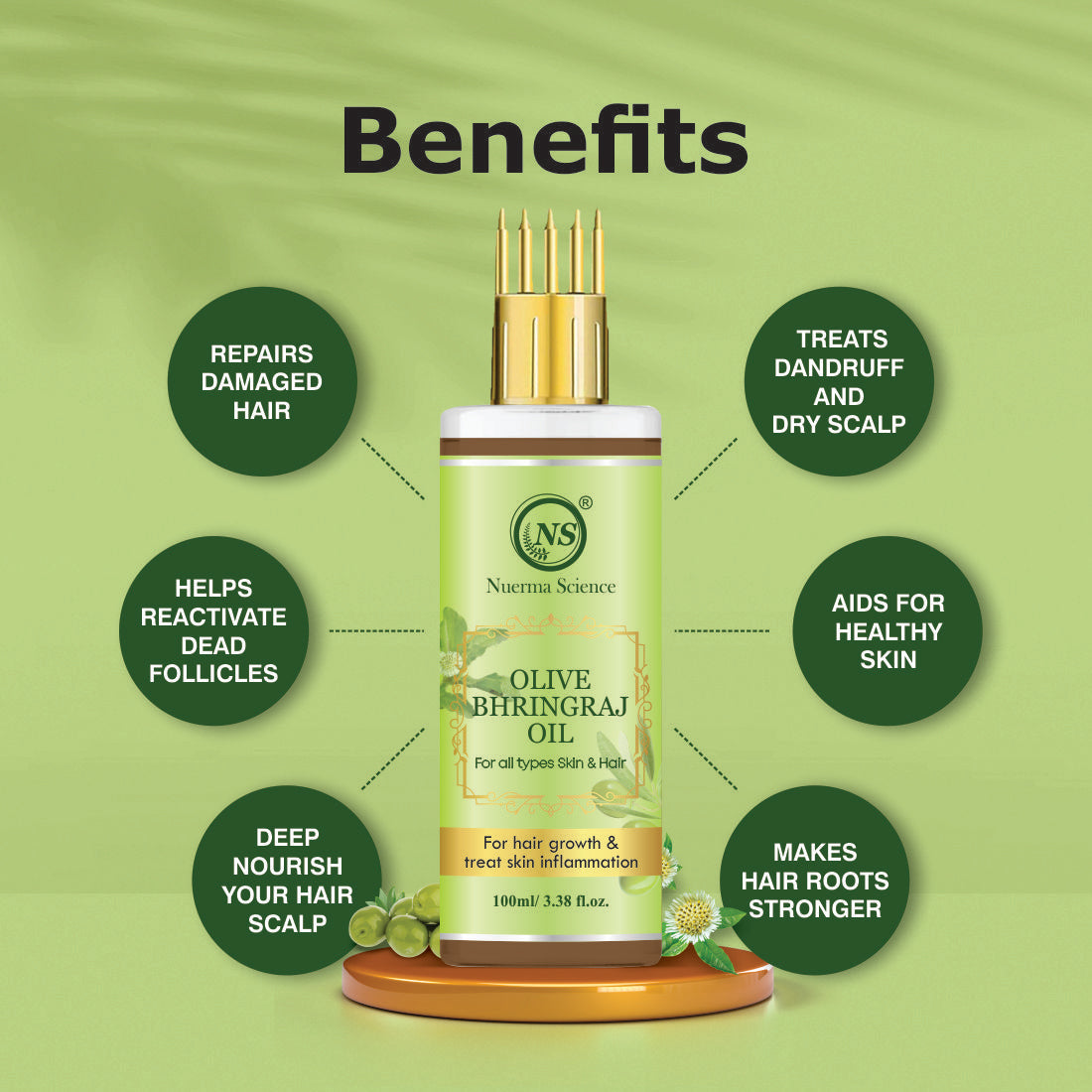 Olive Bhringraj Oil - 100ml