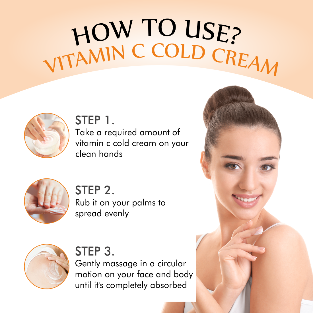 Vitamin C Cold Cream for Soft, Supple & Radiant Skin - 200gm