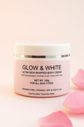 Glow & White Ultra Rich Body Cream | Skin Whitening & Deep Nourishment (Pack of 2)