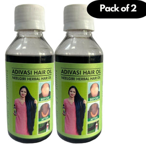 Adivasi Herbal Hair Oil 125ML (Pack of 2)