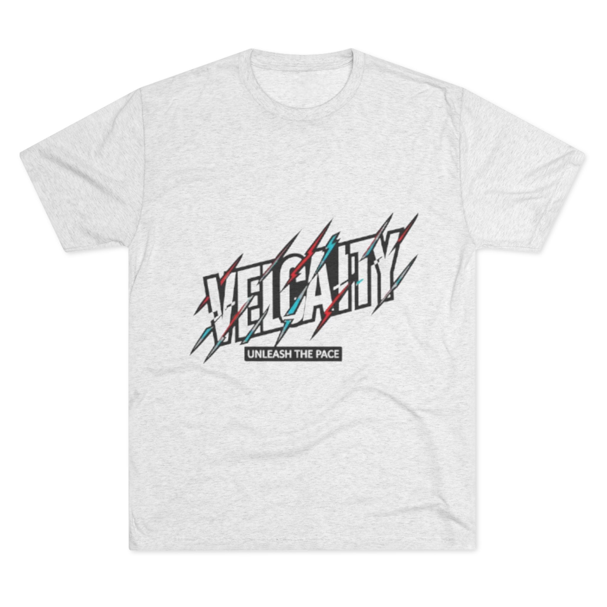 Vitality Unisex Tri-Blend Crew Tee, Stylish Graphic T-Shirt, Casual Fashion, Fitness Gift, Everyday Wear, Unleash the Pace