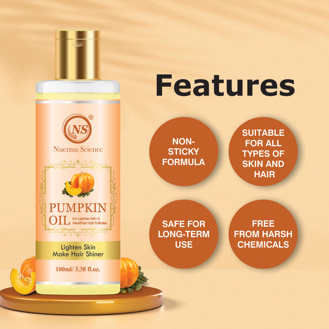Pumpkin Hair Oil - 100ml