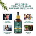 Rosemary Essential Oil | For Natural Skin Glow & Hair Growth - 15ml