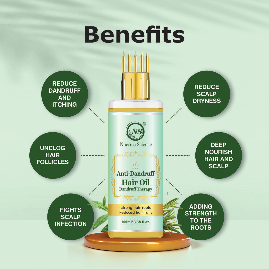 Anti-Dandruff Oil | Rejuvenate Your Scalp, Rediscover Confidence - 100ml