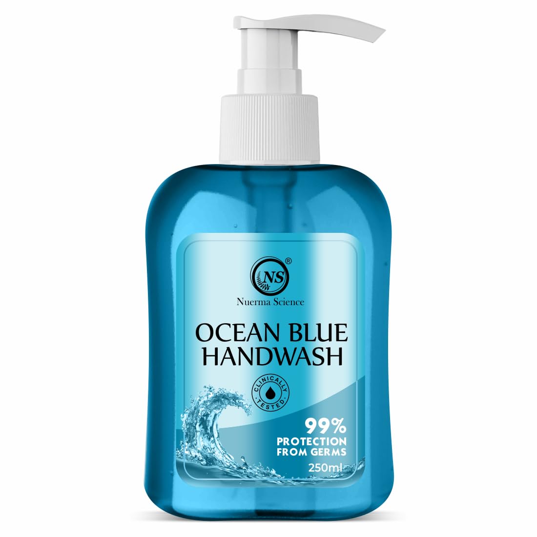 Ocean Blue Hand Wash Enriched with Aloe Vera & Vitamin E - 250ml