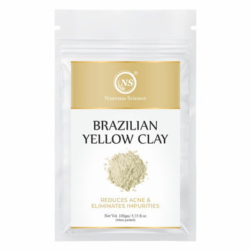 Brazilian Yellow Clay - 100gm | Reduces Acne & Eliminates Impurities
