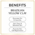 Brazilian Yellow Clay - 100gm | Reduces Acne & Eliminates Impurities