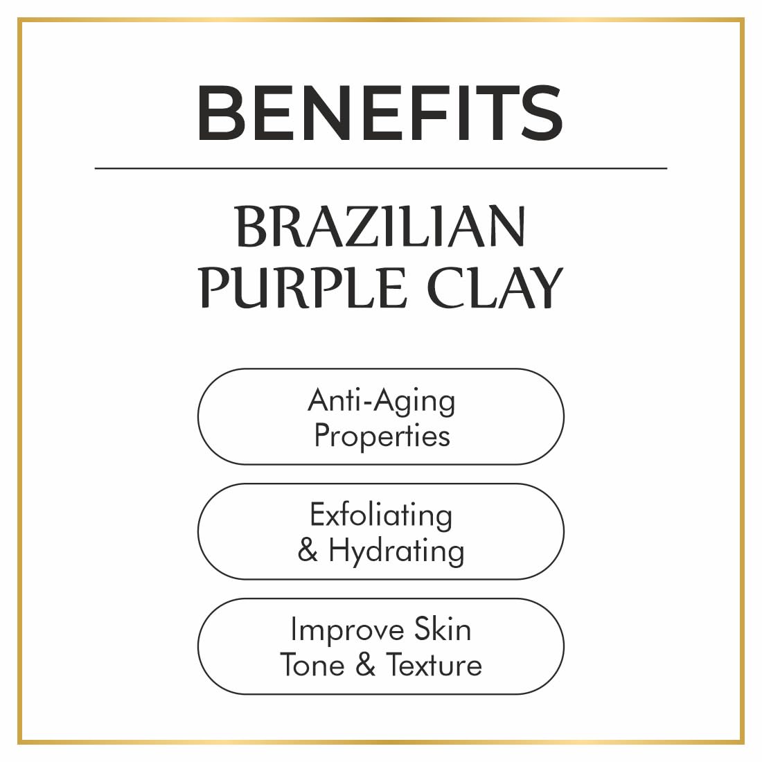 Brazilian Purple Clay - 100gm | Exfoliates Skin & Improves Skin Tone