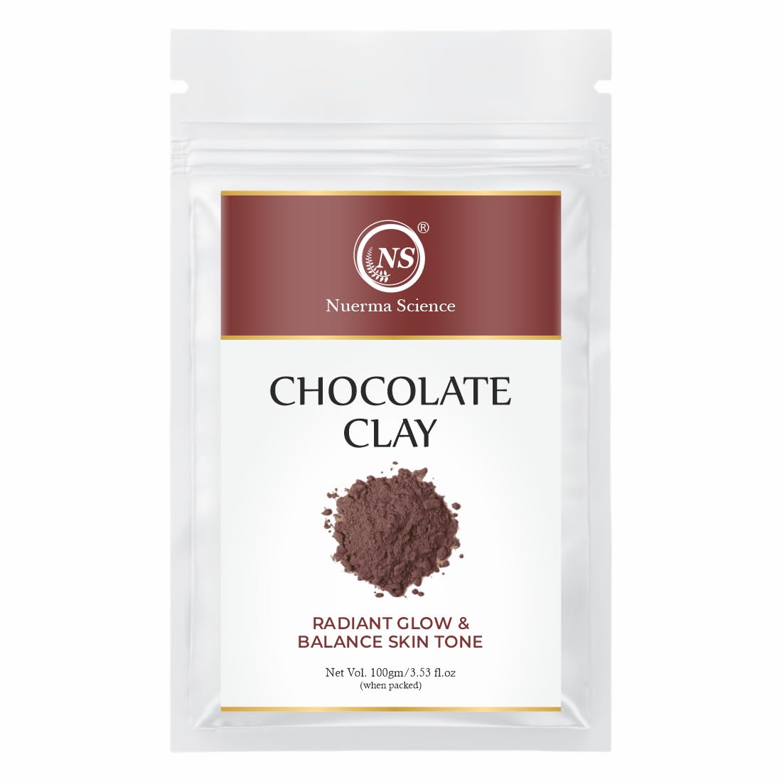 Chocolate Clay - 100gm | Radiant Glow & Balance Skin Tone