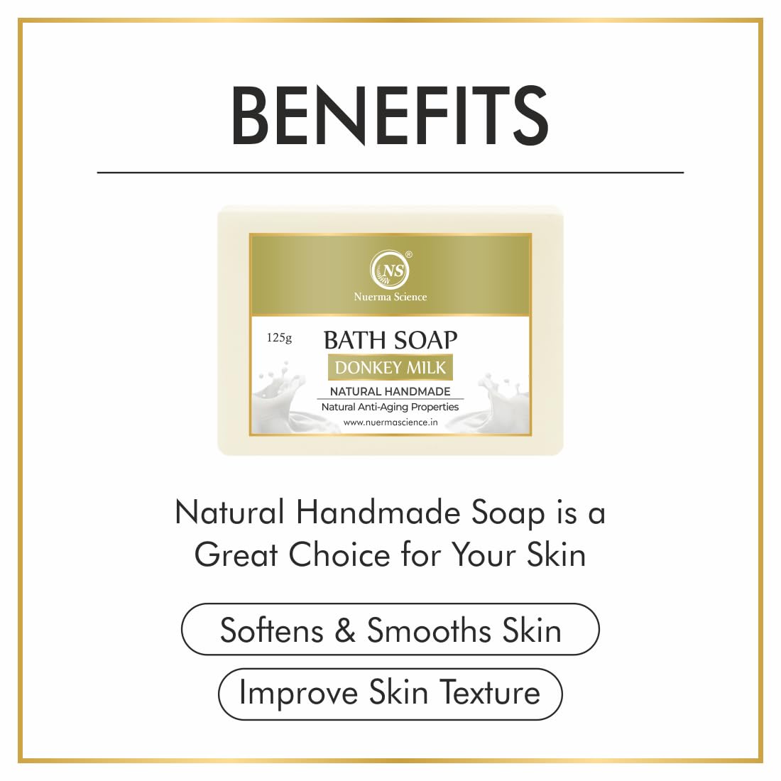 Donkey Milk Bath Soap | Nourishes & Revitalizes Skin