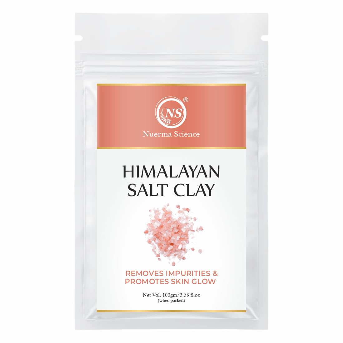 Himalayan Salt Clay - 100gm | Removes Impurities & Promotes Skin Glow