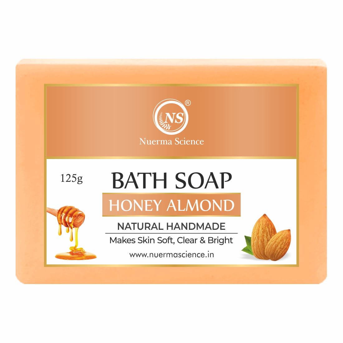 Honey Almond Bath Soap | Nourishes & Softens Skin