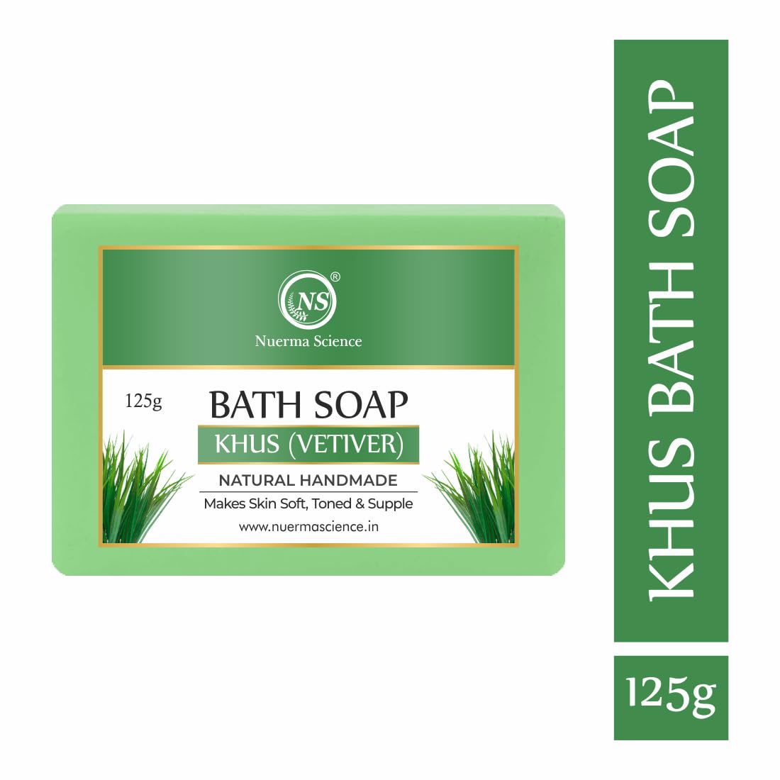 Khus Vetiver Bath Soap | Makes skin soft, toned & supple