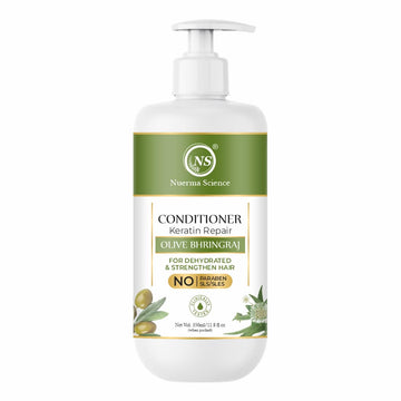 Keratin Repair Olive Bhringraj Hair Conditioner for Dehydrated & Strengthen Hair - 350ml