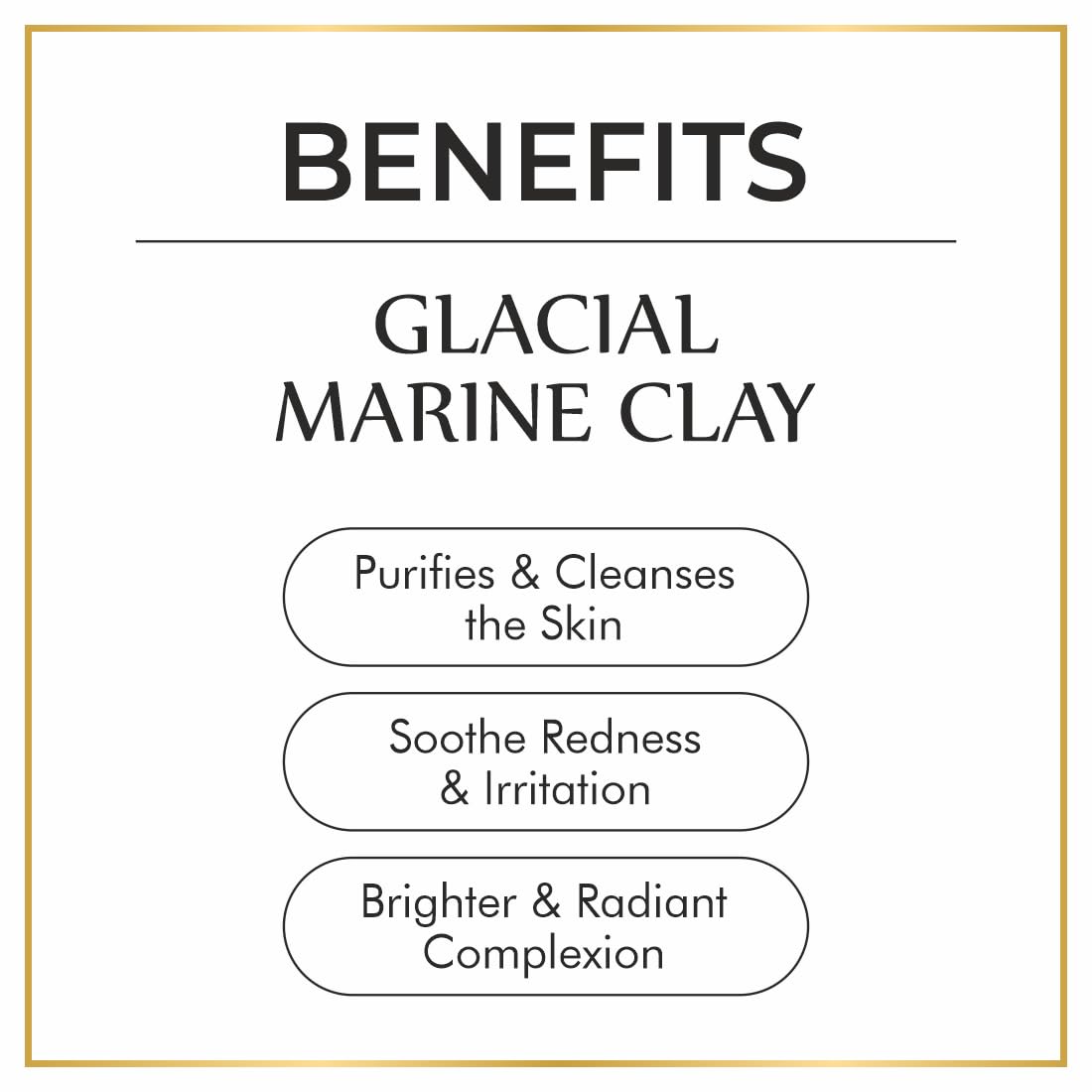 Glacial Marine Clay - 100gm | Tightens Skin & Heals Damaged Skin
