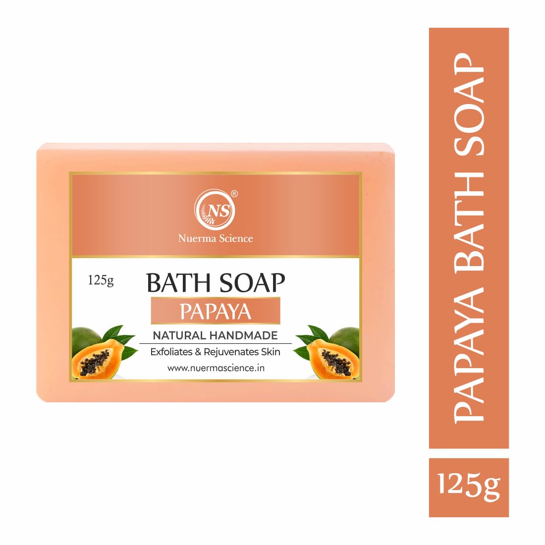 Papaya Bath Soap | Exfoliates & Rejuvenates Skin
