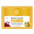 Kesar Olive Bath Soap | Brightens & Nourishes Skin - 125gm