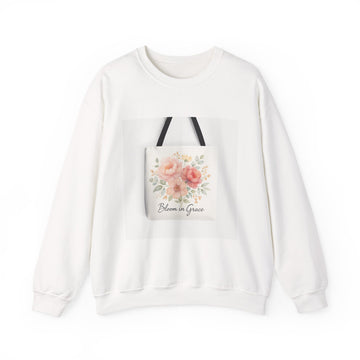 Floral 'Bloom in Grace' Crewneck Sweatshirt
